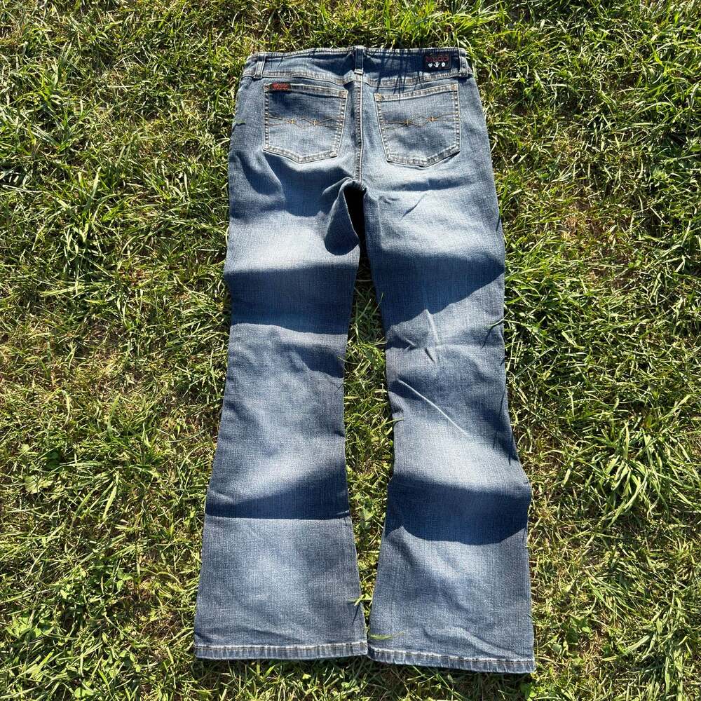 Essentail Vintage Mudd Y2K Low Rise Flare Leg Jeans Size 28